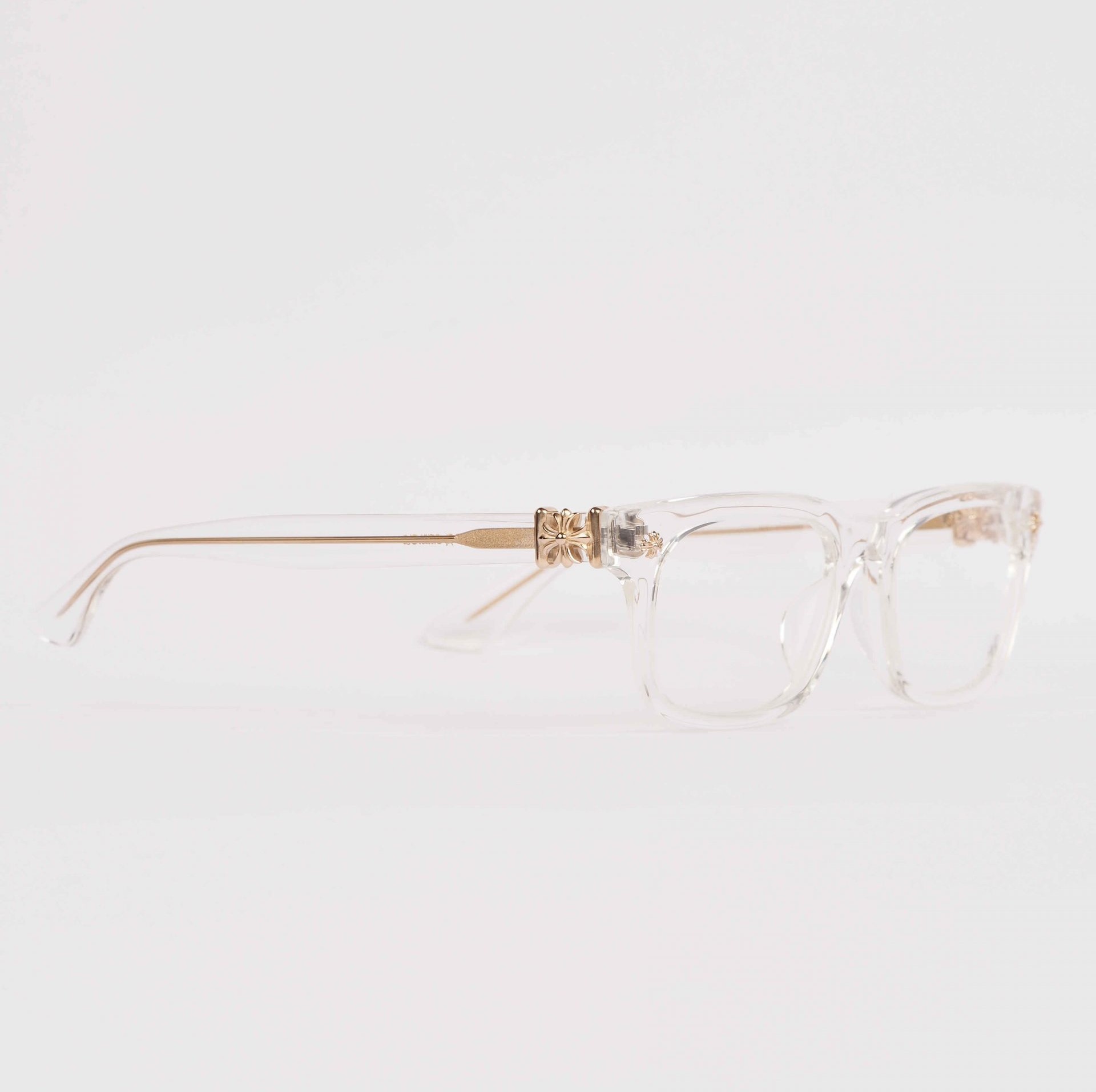 Chrome Hearts Glasses, Sunglasses VAGILANTE -CRYSTALGOLD PLATED