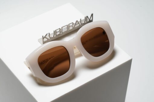 Kuboraum Glasses, Sunglasses Mask B5 White