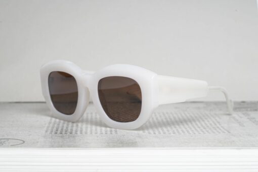 Kuboraum Glasses, Sunglasses Mask B5 White