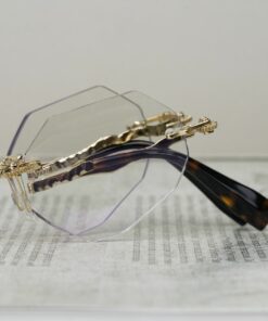 Kuboraum Glasses, Sunglasses Mask H44 Gold