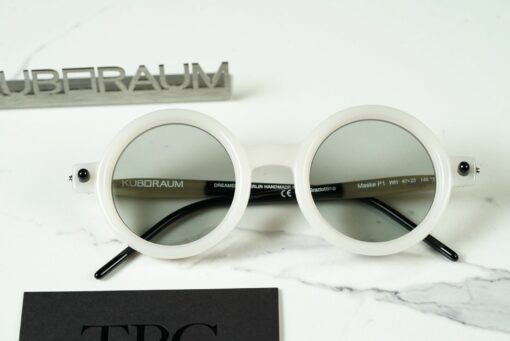 Kuboraum Glasses, Sunglasses Mask P1 White